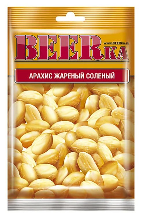 «Beerka», арахис жареный, солёный, 30 гр