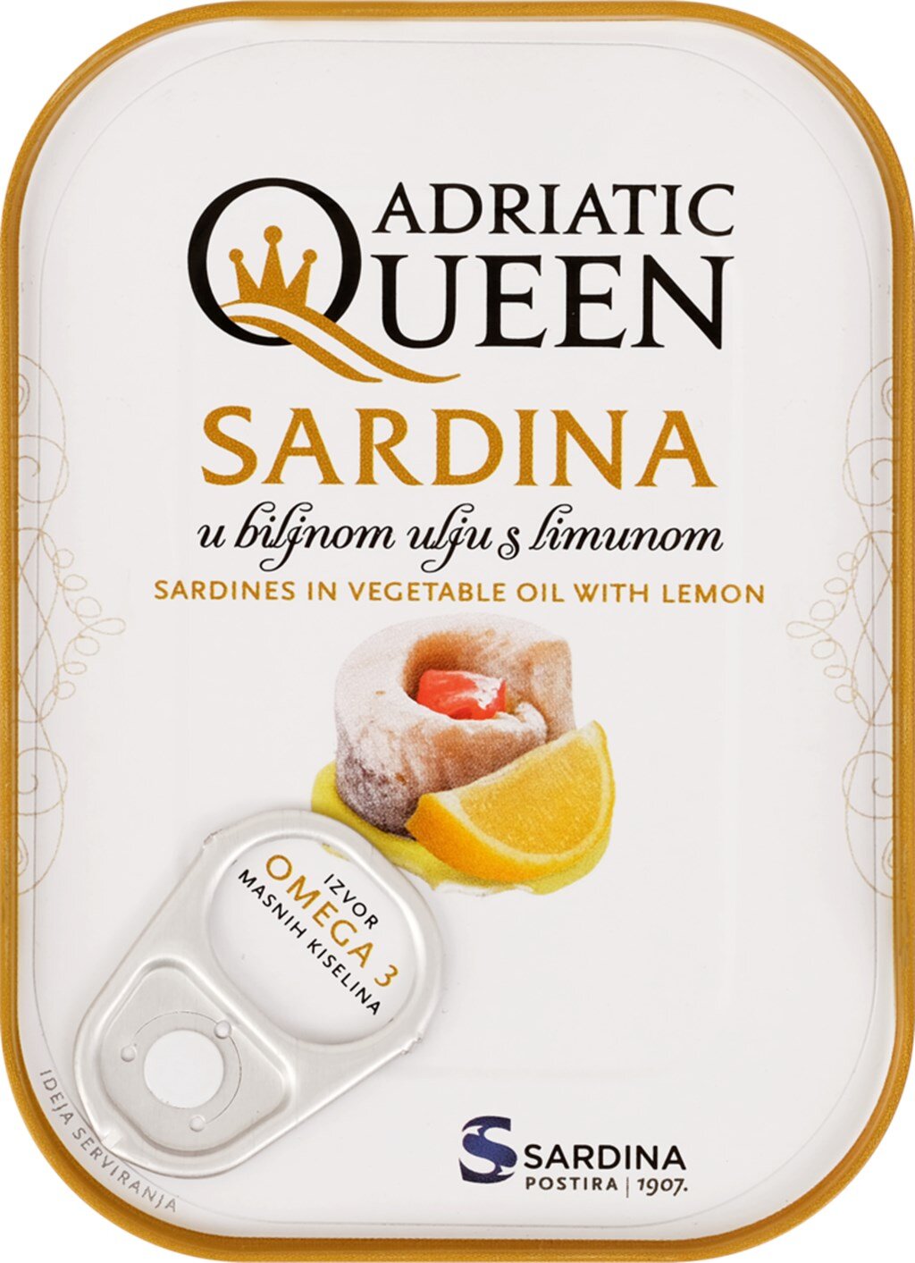 Сардина в масле с лимоном 105г